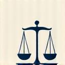 Icon representing integrity through a balanced scale
