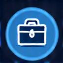 Briefcase and handshake for professional services and licensing compliance