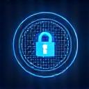 Network grid and data icons for technology and data privacy compliance